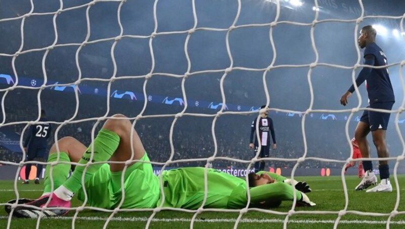 Gianluigi Donnarumma machte keine gute Figur. (Bild: APA/AFP/FRANCK FIFE)