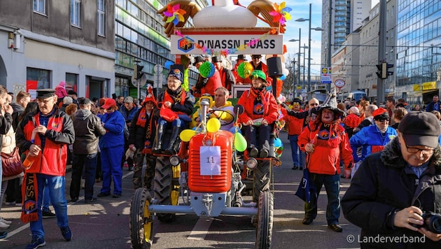 Faschingsumzug in Simmering (Bild: Fasching Landesverband Wien und)