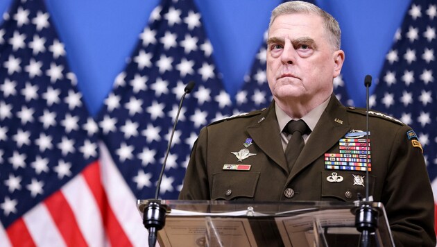 US-Generalstabschef Mark Milley (Bild: APA/AFP/Kenzo TRIBOUILLARD)