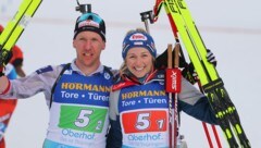 David Komatz und Lisa Hauser (Bild: GEPA pictures)