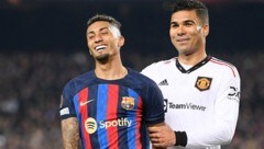 Raphinha und Casemiro (Bild: AFP or licensors)