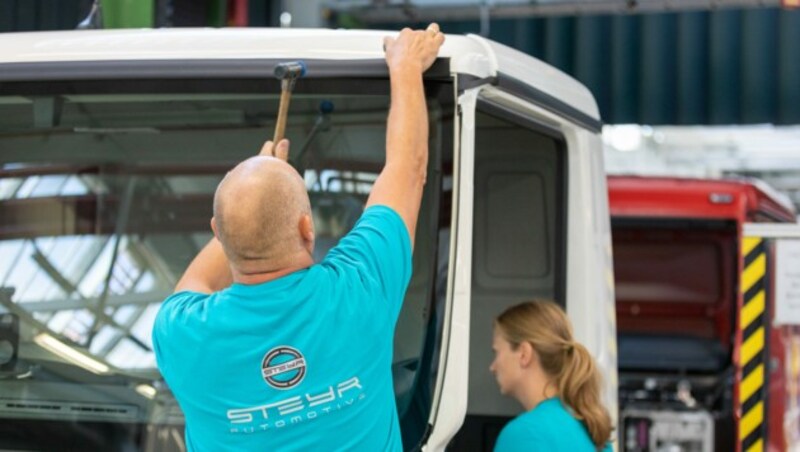 Im Werk, das früher MAN gehörte, ist die Lage angespannt. (Bild: Steyr Automotive)