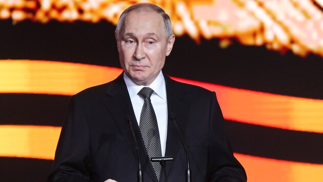 Der russische Präsident Wladimir Putin (Bild: AP)