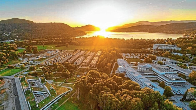 Der Lakeside Technologie Park ist Inspiration für die Cyber-City Klagenfurt. (Bild: Lakside Park)