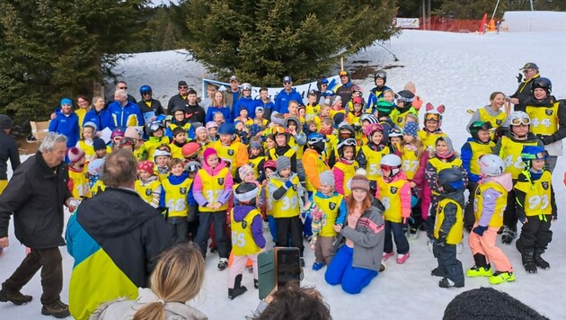 Der Kinderschikurs auf der Saualpe ist jedes Jahr in den Winter- und Semesterferien ein Highlight für die Kids. (Bild: Hans Zoehrer, GF Eberstener Liftesellschaft mbH)