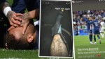 Neymar schied gegen Lille verletzt aus, setzt dann ein leicht verzweifeltes Posting ab und kassierte von Kumpel Mbappe viel positive Energie. (Bild: AP, Instagram.com/neneymarjr, Instagram.com/k.mbappe)