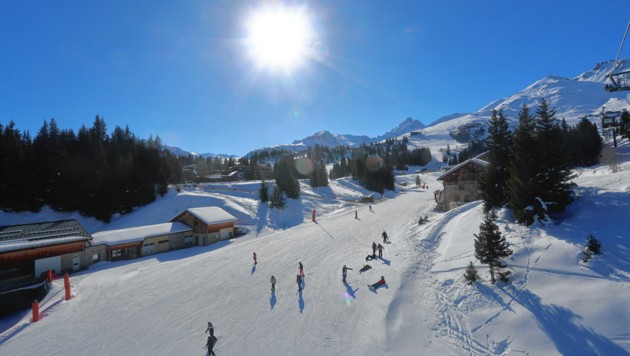 Traumwetter bei der Ski-WM 2023 (Bild: Christof Birbaumer)