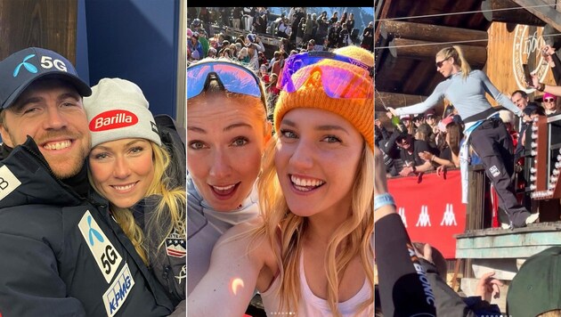 Mikaela Shiffrin spielte bei der WM 2023 verschiedenste Rollen. In allen wusste sie zu gefallen. (Bild: Instagram.com/mikaelashiffrin, Instagram.com/ akilde)