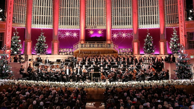 Das ORF Radio-Symphonieorchester Wien bei „Christmas in Vienna“. Nun droht dem Traditionsorchester das Aus. (Bild: ORF/Milenko Badzic)