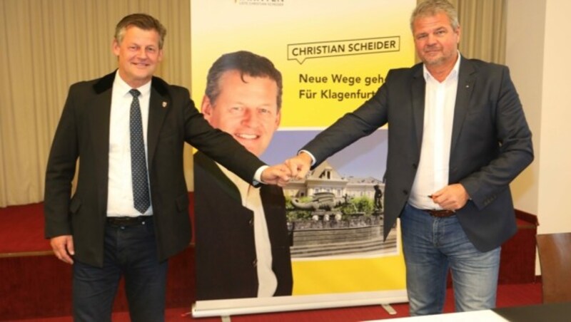 Christian Scheider und Gerhard Köfer: Das Team Kärnten ist in Klagenfurt stark aufgestellt. (Bild: Rojsek-Wiedergut Uta)