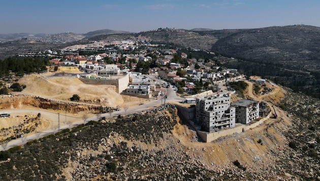 Die Siedlung Eli im Westjordanland (Bild: AP)