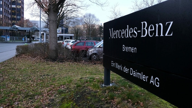 Mercedes-Benz hat trotz eines Milliardengewinns im Vorjahr für sein Werk in Bremen Kurzarbeit beantragt. (Bild: AFP/Patrik Stollarz)