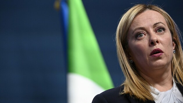 Giorgia Meloni ist die erste Frau, die eine italienische Regierung anführt. (Bild: AFP or licensors)