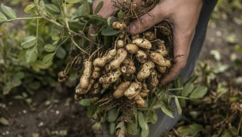 Naturprodukt - frisch geerntet aus der Marchfelder Erde. (Bild: Stefan Knittel)