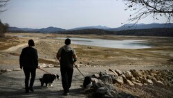 Frankreich kämpfte mitten im Winter mit Dürre (Bild: Valentine Chapuis/AFP)