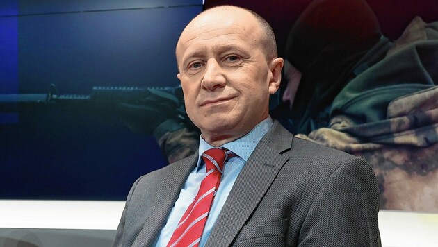Der ukrainische Botschafter Vasyl Khymynets (Bild: Klemens Groh)