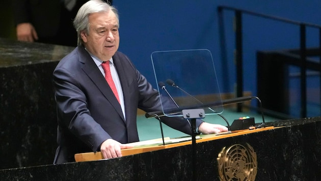 UN-Generalsekretär António Guterres (Bild: AP)