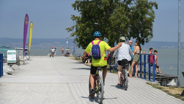 Gäste „hoch zu Rad“ werden im Burgenland gern gesehen. (Bild: Huber Patrick)