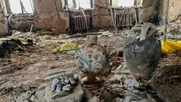Das zerstörte Landeskundemuseum in Mariupol (Bild: zVg)