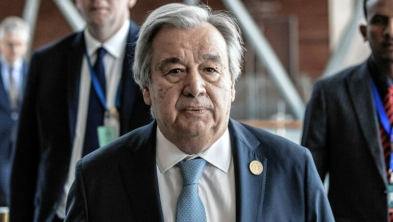 UN-Generalsekretär Guterres spricht von einem „historischen“ Erfolg. (Bild: AFP)