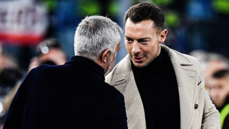 Matthias Jaissle und Jose Mourinho (Bild: AFP or licensors)