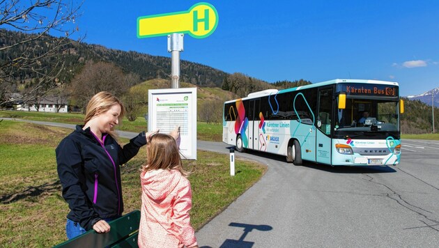 Ein Bus- oder Bahnticket kann in Zukunft ganz bequem übers Handy gekauft werden. (Bild: Kärnten Bus)
