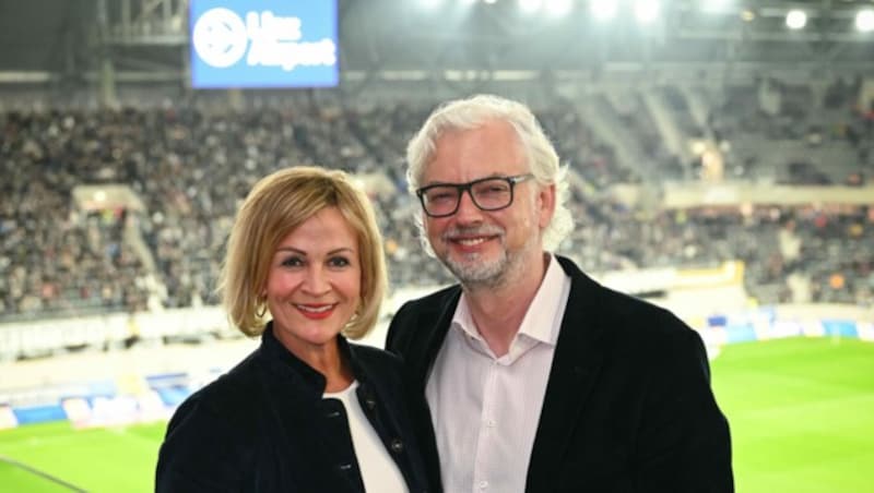 Michael Strugl mit Lebenspartnerin Birgit Mondl. (Bild: Markus Wenzel)