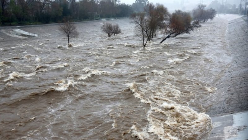 Der Los Angeles River (Bild: MARIO TAMA / GETTY IMAGES NORTH AMERICA / Getty Images via AFP)