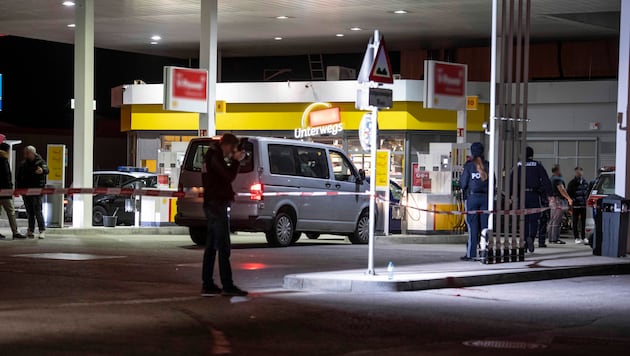 Am Freitag kam es zu einer Messerattacke auf einer Tankstelle in Innsbruck. (Bild: Zeitungsfoto.at/Team)