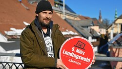 Manuel Kanalz ist der Jugendkandidat für das Bündnis für Kärnten (BFK) (Bild: EVELYN HRONEK)