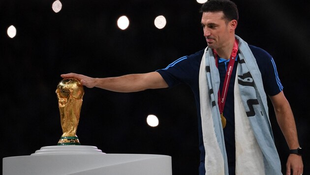 Lionel Scaloni (Bild: AFP or licensors)