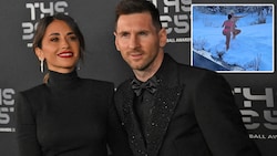 Lionel Messi und Antonela Roccuzzo (Bild: AFP, instagram, krone.at-grafik)