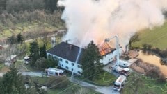 Großeinsatz für die Feuerwehren im Bezirk Scheibbs (Bild: Doku NÖ)