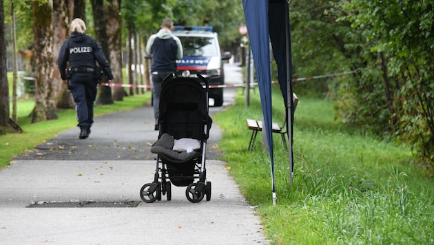 Papa und Sohn machten damals in den frühen Morgenstunden einen gemeinsamen Spaziergang. (Bild: ZOOM.TIROL)