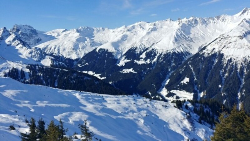 Traumhafter Ausblick auf die Gipfel. (Bild: Bergauer)