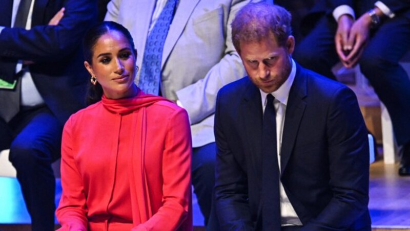 Herzogin Meghan und Prinz Harry (Bild: APA/Photo by Oli SCARFF/AFP)