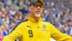 Peter Stöger als BVB-Trainer im Jahr 2018 (Bild: APA/AFP/DPA/Guido Kirchner)