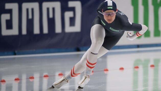 Vanessa Herzog bleibt voll fokussiert auf die Titelentscheidungen in Heerenveen. (Bild: Grzegorz Michalowski)