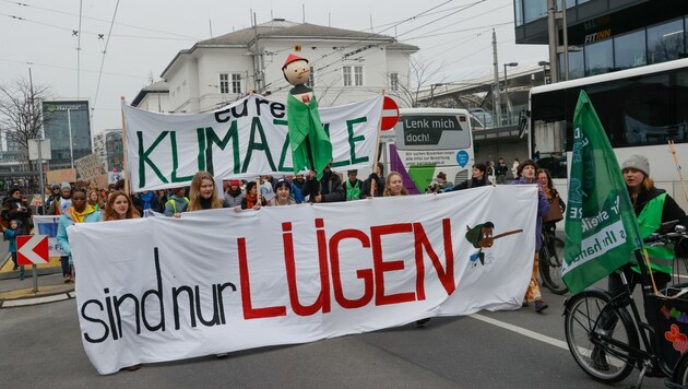 Knapp 900 Menschen gingen auf die Straße (Bild: Tschepp Markus)