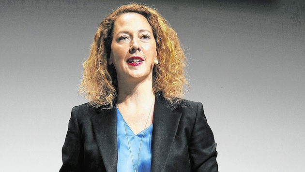 Parteichefin Judith Pühringer (Grüne) setzt auf weniger Arbeit. (Bild: Gerhard Bartel)
