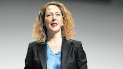 Parteichefin Judith Pühringer (Grüne) setzt auf weniger Arbeit. (Bild: Gerhard Bartel)