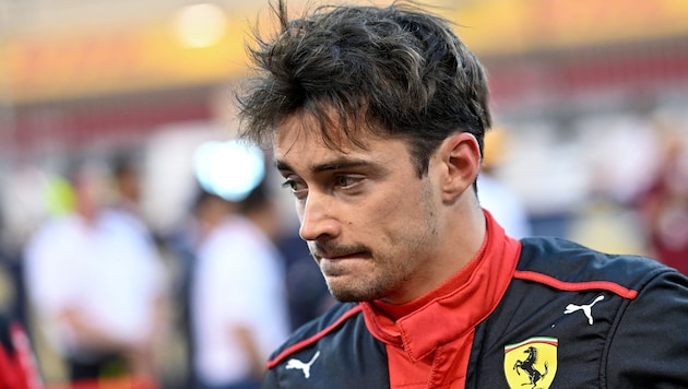 Ein frustrierender Charles Leclerc: Der Saisonstart von Ferrari lief nicht wie erhofft. (Bild: APA/AFP/ANDREJ ISAKOVIC)