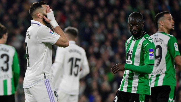 Real Madrid gegen Real Betis endete 0:0. (Bild: APA/AFP/CRISTINA QUICLER)