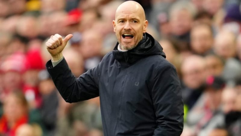 United-Trainer Erik ten Hag (Bild: Associated Press)