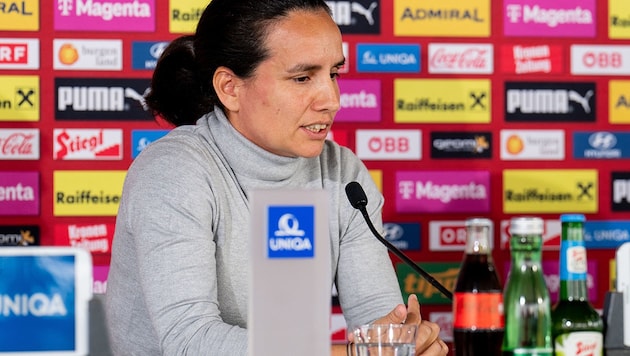 Team manager Irene Fuhrmann hopes not to have to play against Slovenia. (Bild: GEPA pictures)