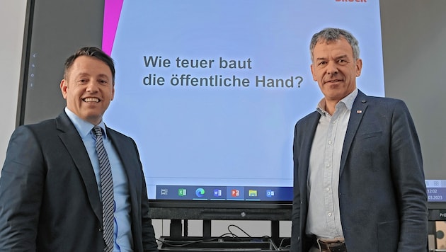 IIG-Chef Franz Danler und Innsbrucks Bürgermeister Georg Willi (Bild: Birbaumer Johanna)