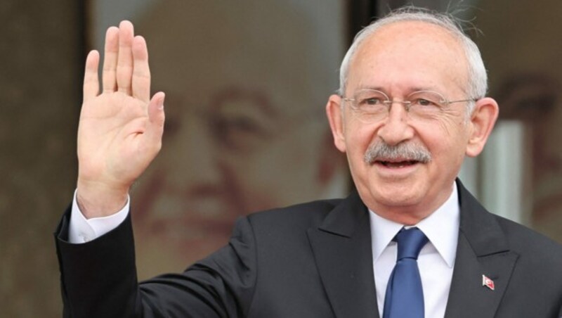 Der türkische Oppositionsführer Kemal Kilicdaroglu tritt bei den im Mai geplanten Präsidentenwahlen gegen Amtsinhaber Recep Tayyip Erdogan an. (Bild: AFP/Adem Altan)