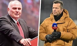 Uli Hoeneß (li.)gegen Lothar Matthäus