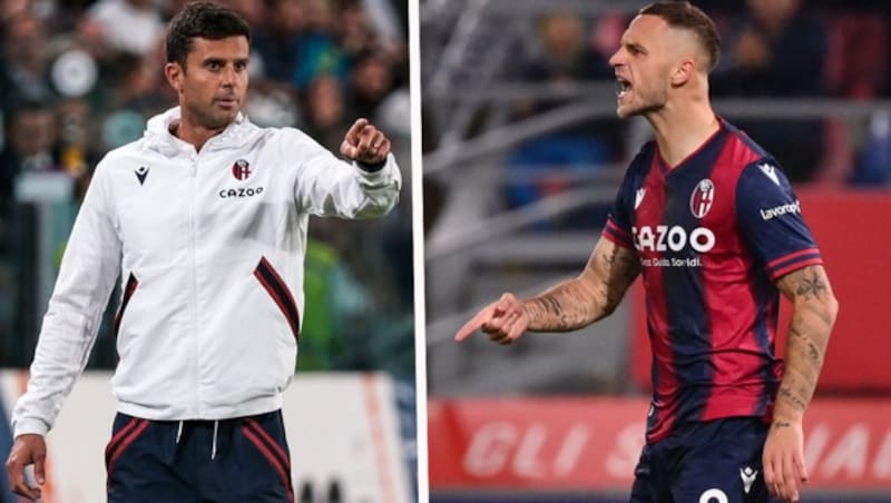 Eiszeit zwischen Thiago Motta (li.) und Marko Arnautovic? (Bild: GEPA )