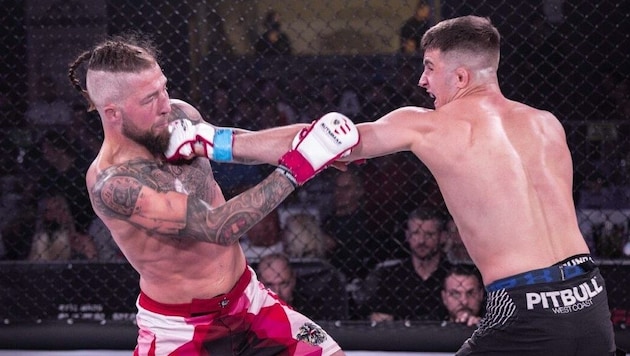 Fists will be flying again at the Cage Fight Series at Schwarzlsee. (Bild: CFS)